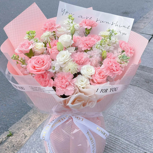 康乃馨鮮花束/溫柔以待|Carnation Fresh Flower Bouquet