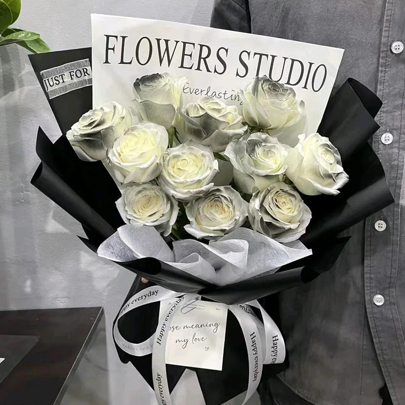 黑騎士玫瑰花束|Night Knight Rose 11 stems