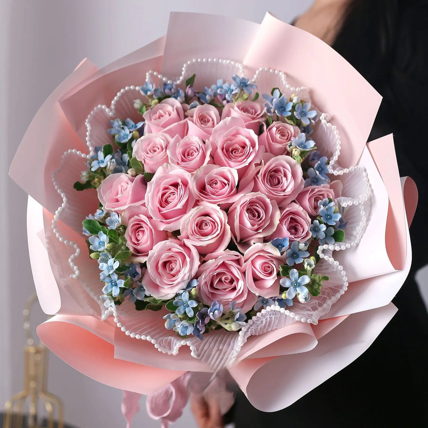 粉玫瑰鮮花束|Pink Rose  Fresh Bouquet 19/33/52/99 Stems