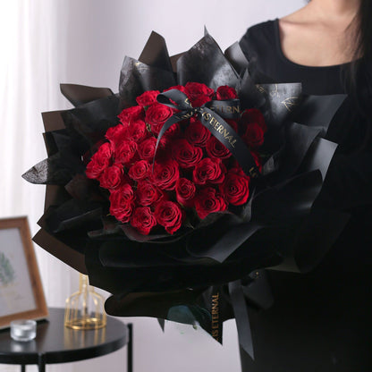 紅玫瑰鮮花束/深情告白|Red rose  Fresh Bouquet  33/52/99 stems