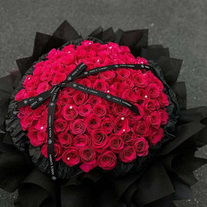 99枝弗洛伊德紅玫瑰花束|99 Freud Red Rose bouquet