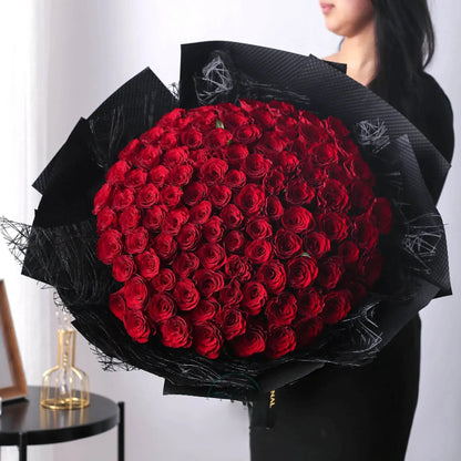 紅玫瑰鮮花束/摯愛之選|Red rose  Fresh Bouquet 33/52/99 Stems