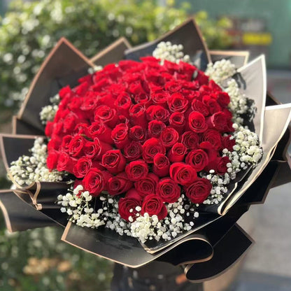 99枝紅玫瑰花束|99 Red Rose bouquet