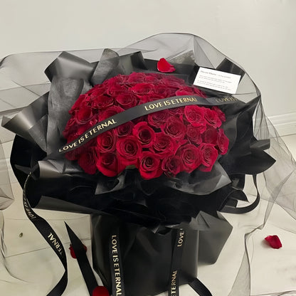 紅玫瑰鮮花束|Red rose  Fresh Bouquet  33/52/99 stems